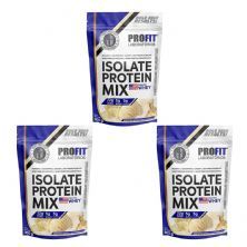 Kit 3X Isolate Protein Mix - 900g Refil Chocolate Branco - ProFit