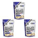 Kit 3X Isolate Protein Mix - 900g Refil Chocolate Branco - ProFit