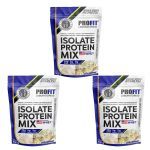 Kit 3X Isolate Protein Mix - 900g Refil Leite Nino - ProFit