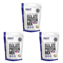 Kit 3X Isolate Protein Mix Refil - 1800g Baunilha - ProFit