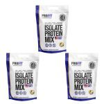 Kit 3X Isolate Protein Mix Refil - 1800g Baunilha - ProFit
