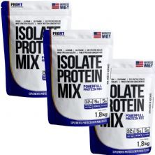Kit 3X Isolate Protein Mix Refil Stand-Up - 1.800g Cookies e Cream - ProFit