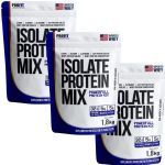 Kit 3X Isolate Protein Mix Refil Stand-Up - 1.800g Cookies e Cream - ProFit