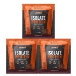 Kit 3X Isolate Protein Zero Lactose - 1 Sach� de 30g Chocolate - New Millen