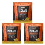 Kit 3X Isolate Protein Zero Lactose - 1 Sach� de 30g P�ssego e Manga - New Millen