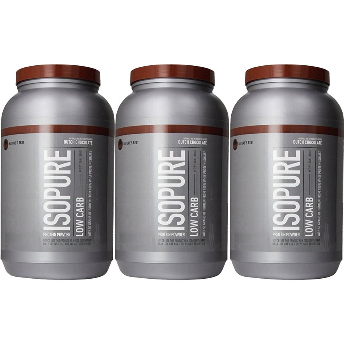 Kit 3X ISOPURE Low Carb - 1361g Chocolate - Nature�s Best