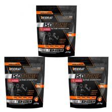 Kit 3X Isotonic Active Hydration - 1000g Melancia com Morango - Reidrat	