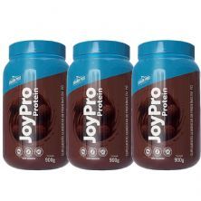Kit 3X JoyPro Protein - 900g Brigadeiro - Shark pro