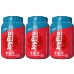 Kit 3X JoyPro Protein - 900g - Iogurte de Morango com Framboesa - Shark Pro