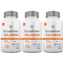 Kit 3X Keraderme Col�geno Verisol - 120 C�psulas - Nutrends