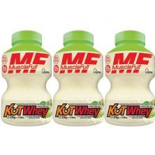 Kit 3X Kut Whey Mini - 33g Leite Fermentado com Ma�� Verde - MuscleFull
