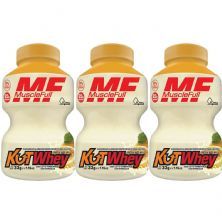 Kit 3X Kut Whey Mini - 33g Leite Fermentado com Maracuj� - MuscleFull