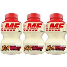 Kit 3X Kut Whey Mini - 33g Leite Fermentado - MuscleFull
