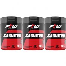 Kit 3X L-Carnitina - 60 C�psulas - FTW