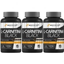 Kit 3X L-Carnitina Black - 90 Capsulas - BodyAction