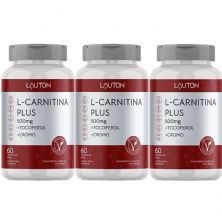 Kit 3X L-Carnitina Plus - 60 C�psulas - Lauton Nutrition