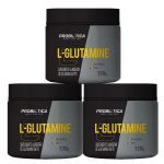 Kit 3X L-Glutamine - 120g - Probi�tica