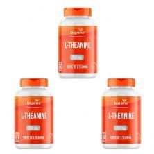 Kit 3X L-Theanine 250mg - 60 C�psulas - Bigens