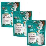 Kit 3X Leite De Coco em P� - 200g - Santo �leo