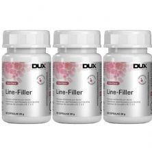 Kit 3X Line Filler Hialur�nico - 60 C�psulas - Dux Nutrition