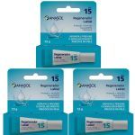 Kit 3X Lip Care Regenerador Labial - 7,5g FPS 15 - Anasol