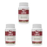 Kit 3X Lipix �leo de C�rtamo - 120 C�psulas - Vitafor