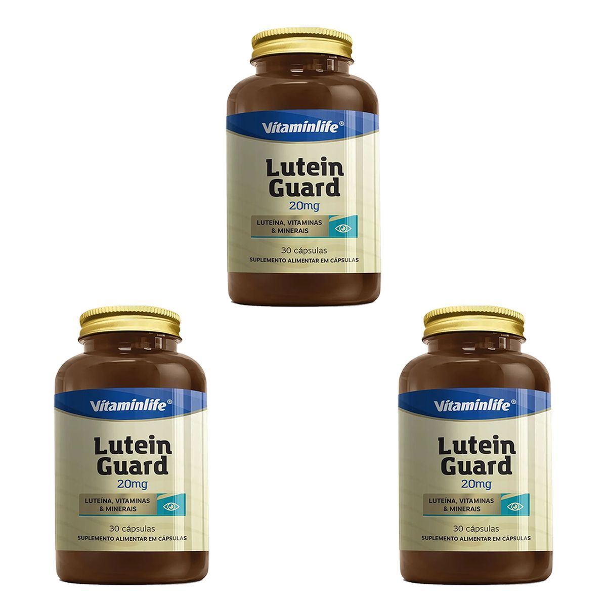 Kit 3X Lutein Guard - 20mg 30 C�psulas - Vitaminlife