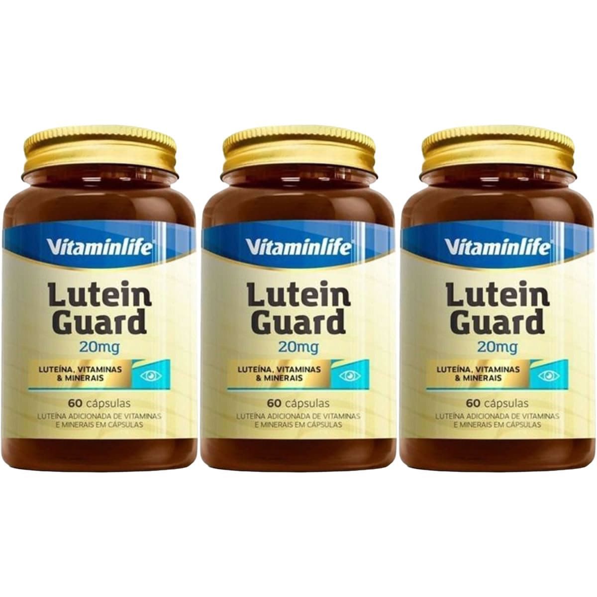 Kit 3X Lutein Guard - 60 C�psulas - VitaminLife
