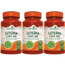 Kit 3X Luteina Caps Gel - 60 C�psulas - katigu�