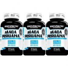 Kit 3X Maca Peruana - 60 C�psulas - Body Nutry