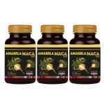 Kit 3X Maca Peruana - 60 C�psulas - Color Andina