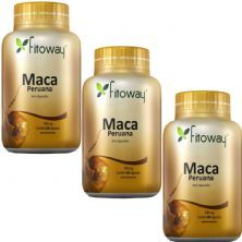 Kit 3X Maca Peruana - 60 C�psulas - Fitoway