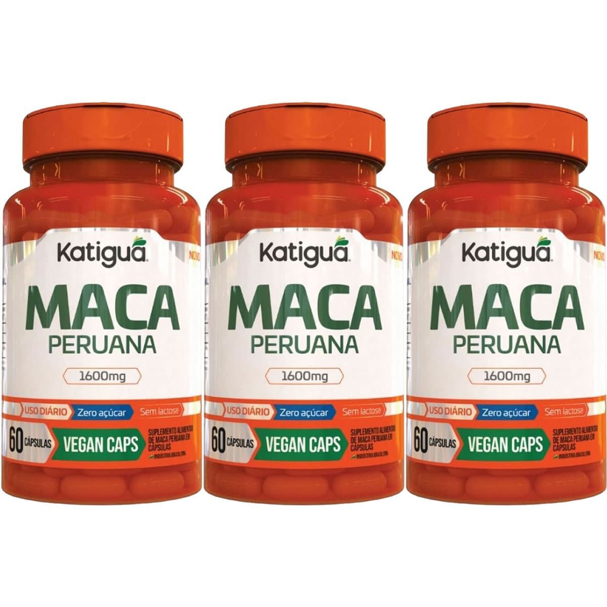 Kit 3X Maca Peruana - 60 C�psulas - Katigu�