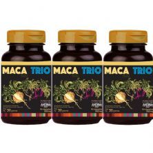 Kit 3X Maca Peruana Trio - 60 C�psulas - Color Andina