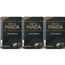 Kit 3X Maca Plus -  60 C�psulas - Herbamed