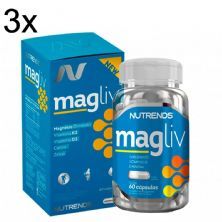 Kit 3X Magliv Vitaminas 740mg - 60 C�psulas - Nutrends