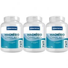 Kit 3X Magn�sio Dimalato - 120 C�psulas - NewNutrition