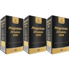 Kit 3X Magn�sio Dimalato - 60 C�psulas - Gold Lab