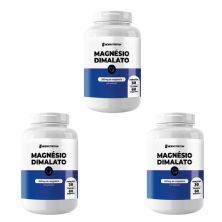 Kit 3X Magn�sio Dimalato - 60 C�psulas - NewNutrition