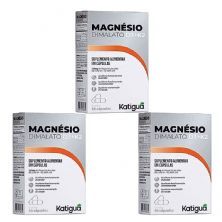 Kit 3X Magnesio Dimalato D3 + K2 - 60 C�psulas - Katigu�