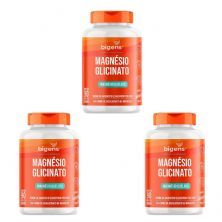 Kit 3X Magn�sio Glicinato - 90 C�psulas - Bigens
