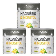 Kit 3X Magnesio & Inositol - 210g Abacaxi Com Hortel� - Body Action