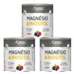 Kit 3X Magnesio & Inositol - 210g Frutas Vermelhas - Body Action