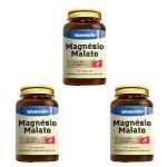 Kit 3X Magn�sio Malato - 60 C�psulas - VitaminLife
