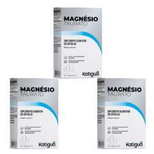 Kit 3X Magn�sio Taurato - 60 C�psulas - Katigu�