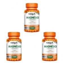 Kit 3X Magn�sio Tripla Fonte - 60 C�psulas - Katigu�
