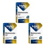 Kit 3X MagPlus Biotreonato - 60 C�psulas - Herbamed