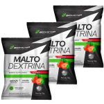 Kit 3X Malto Dextrin - 1000g Refil Morango Silvestre - BodyAction