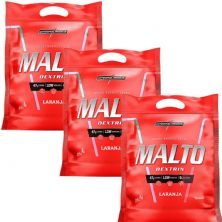 Kit 3X Maltodextrin - 1000g Refil Laranja - IntegralM�dica
