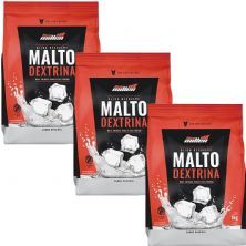 Kit 3X Maltodextrina - 1000g Refil Natural - New Millen